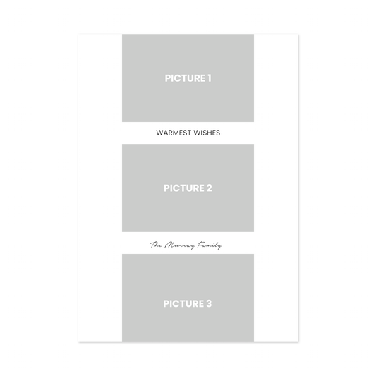 Trio of Images Christmas Card