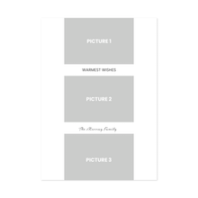 Load image into Gallery viewer, Trio of Images Christmas Card