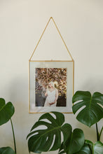 Load image into Gallery viewer, Glass + Brass Frame