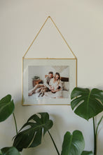 Load image into Gallery viewer, Glass + Brass Frame