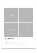 Load image into Gallery viewer, Definition of Grandma