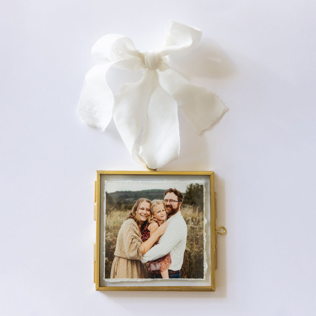 Pressed Glass Ornament