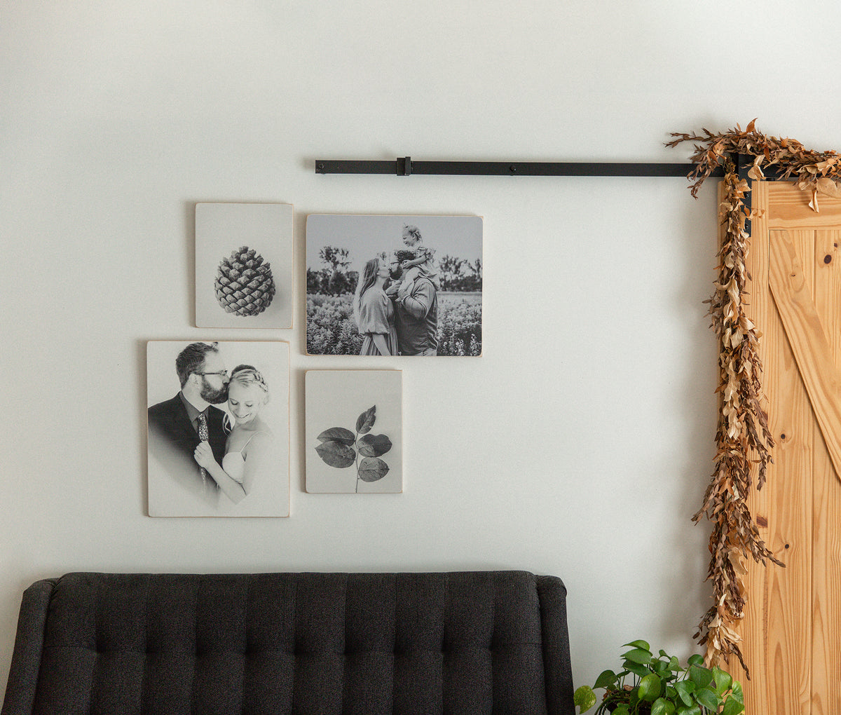 Wooden Photo Blocks for wall display
